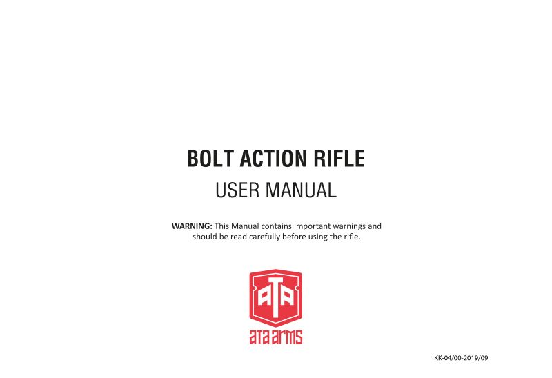 ATA Arms Turqua 12 Gauge Semi-Auto — manual cover