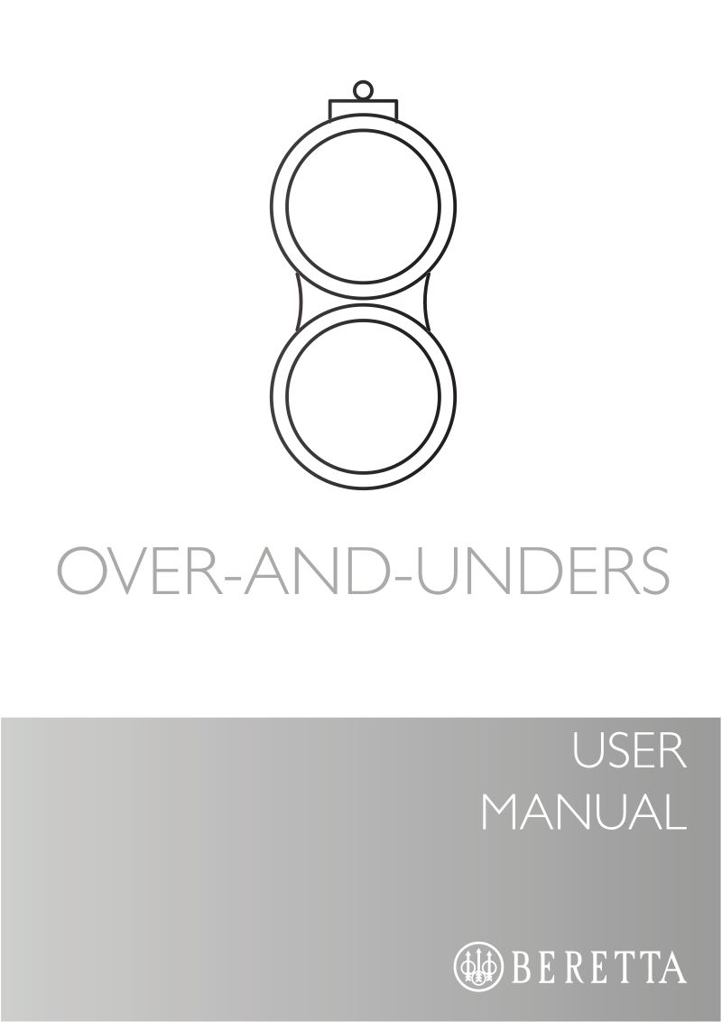 Beretta 687 EELL 12 Gauge 30-inch — manual cover