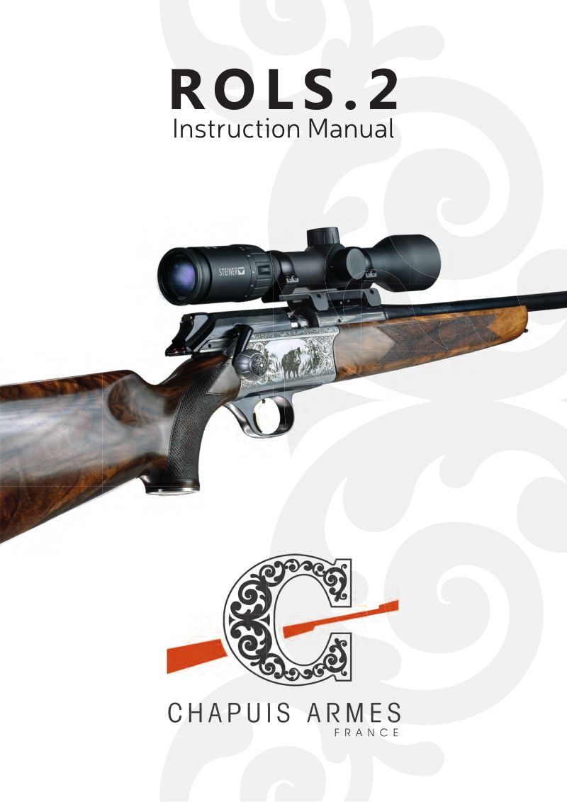 Chapuis ROLS .416 Rigby 24-inch — manual cover