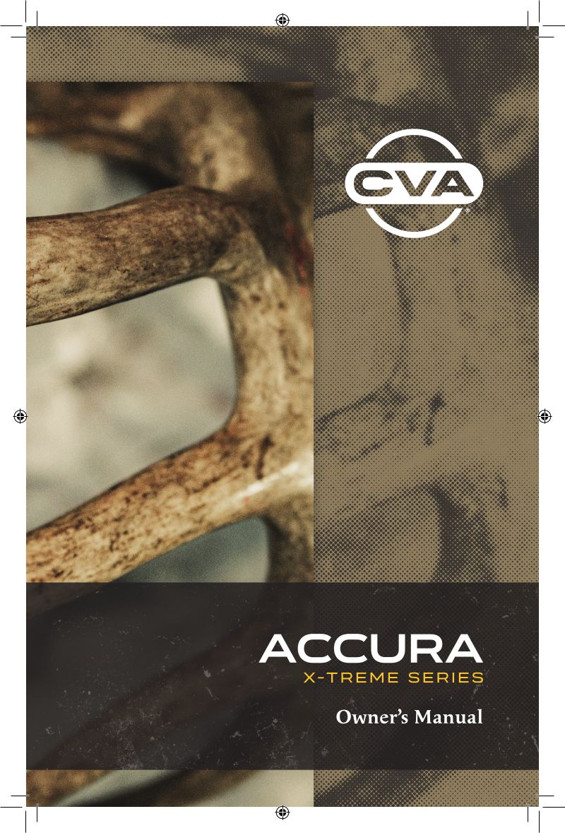 CVA Accura V2 .50 cal 25-inch — manual cover
