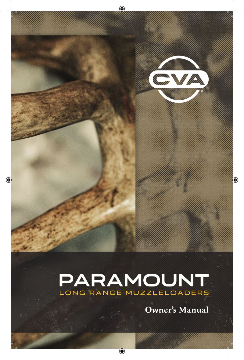 CVA Paramount HTR .40 Cal 26-inch — manual cover