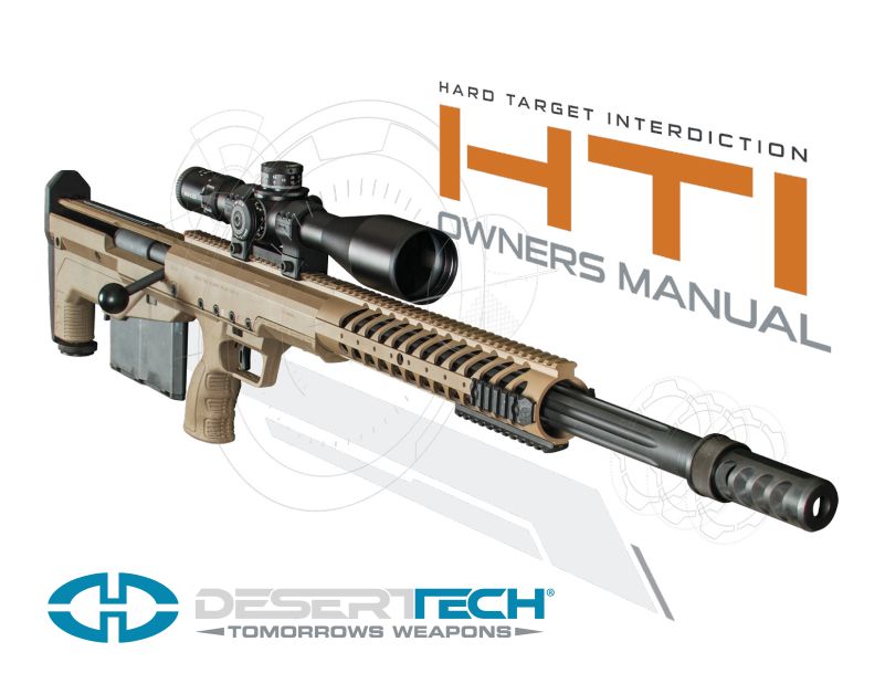 Desert Tech SRS-A2 .375 CheyTac — manual cover