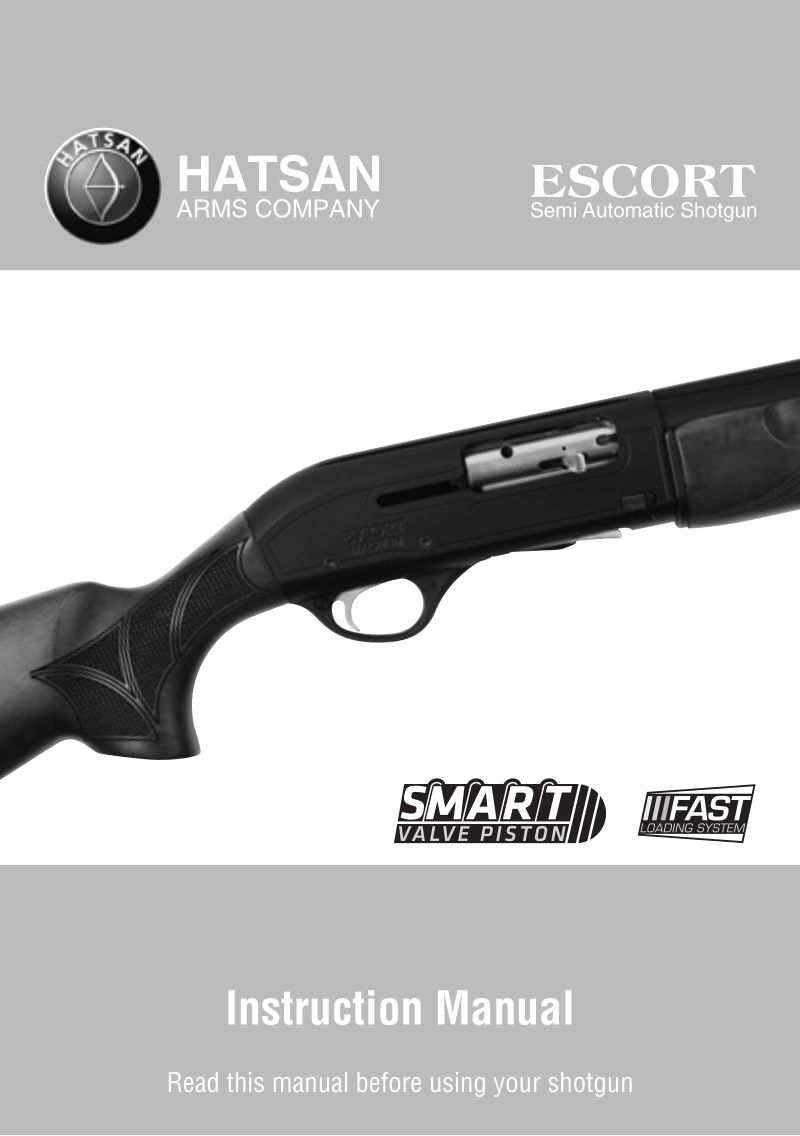 Escort Escort Slugger 12 Gauge — manual cover