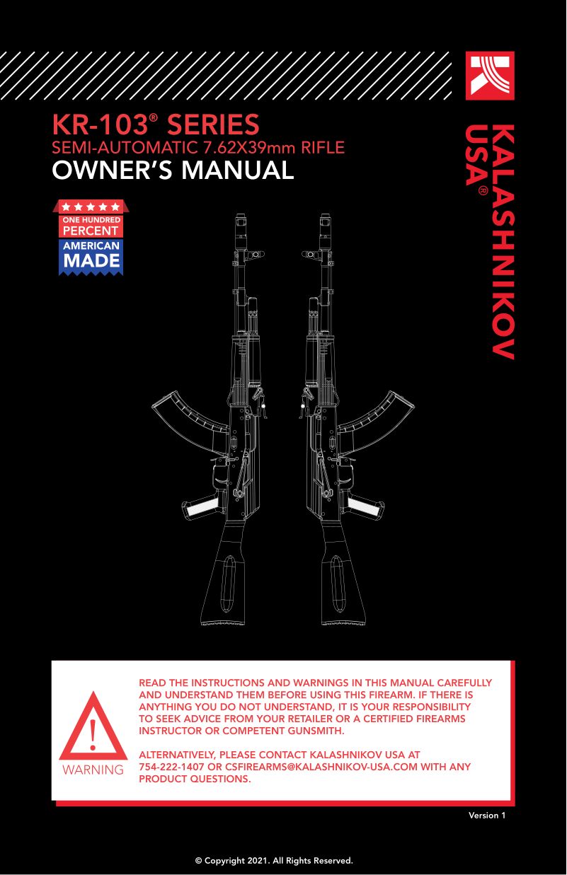 Kalashnikov Concern AK-74 5.45x39mm 16.3-inch — manual cover