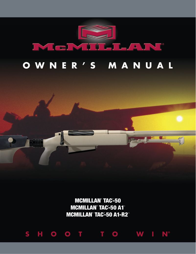 McMillan TAC-308 308 Win — manual cover