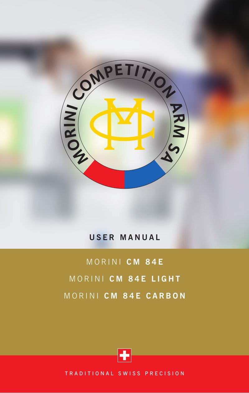 Morini CM 84E 22 LR — manual cover
