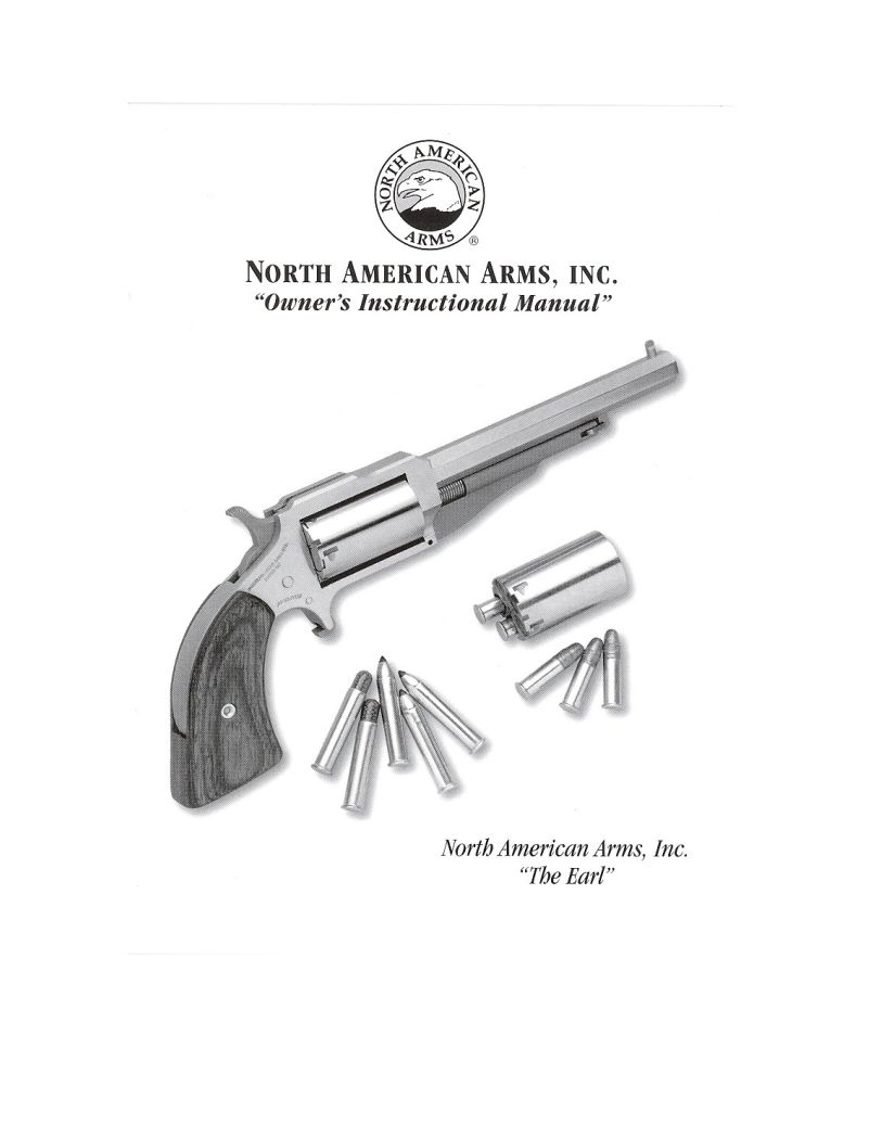 North American Arms Earl 22 LR 3-inch — manual cover