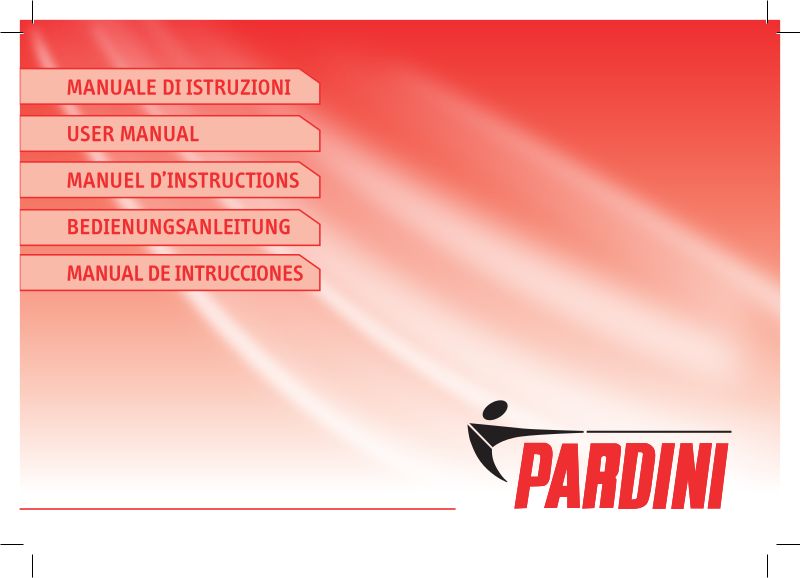 Pardini PC 45 ACP — manual cover