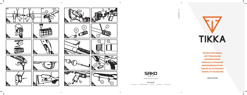 Tikka T3x UPR 308 Win — manual cover