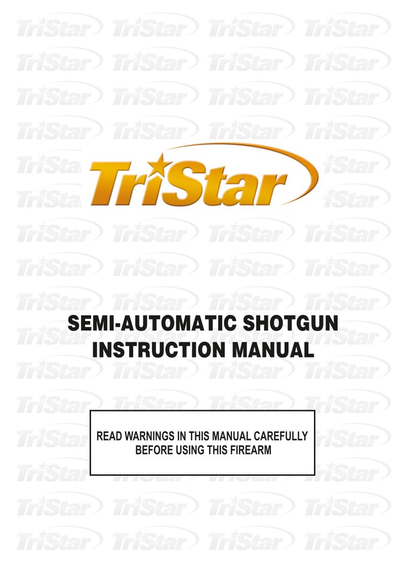 TriStar Viper G2 Turkey 12 Gauge — manual cover