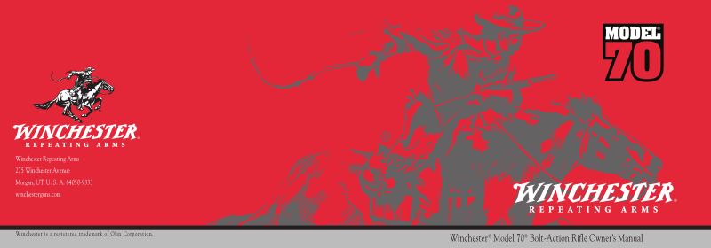 Winchester Model 70 Alaskan .375 H&H — manual cover