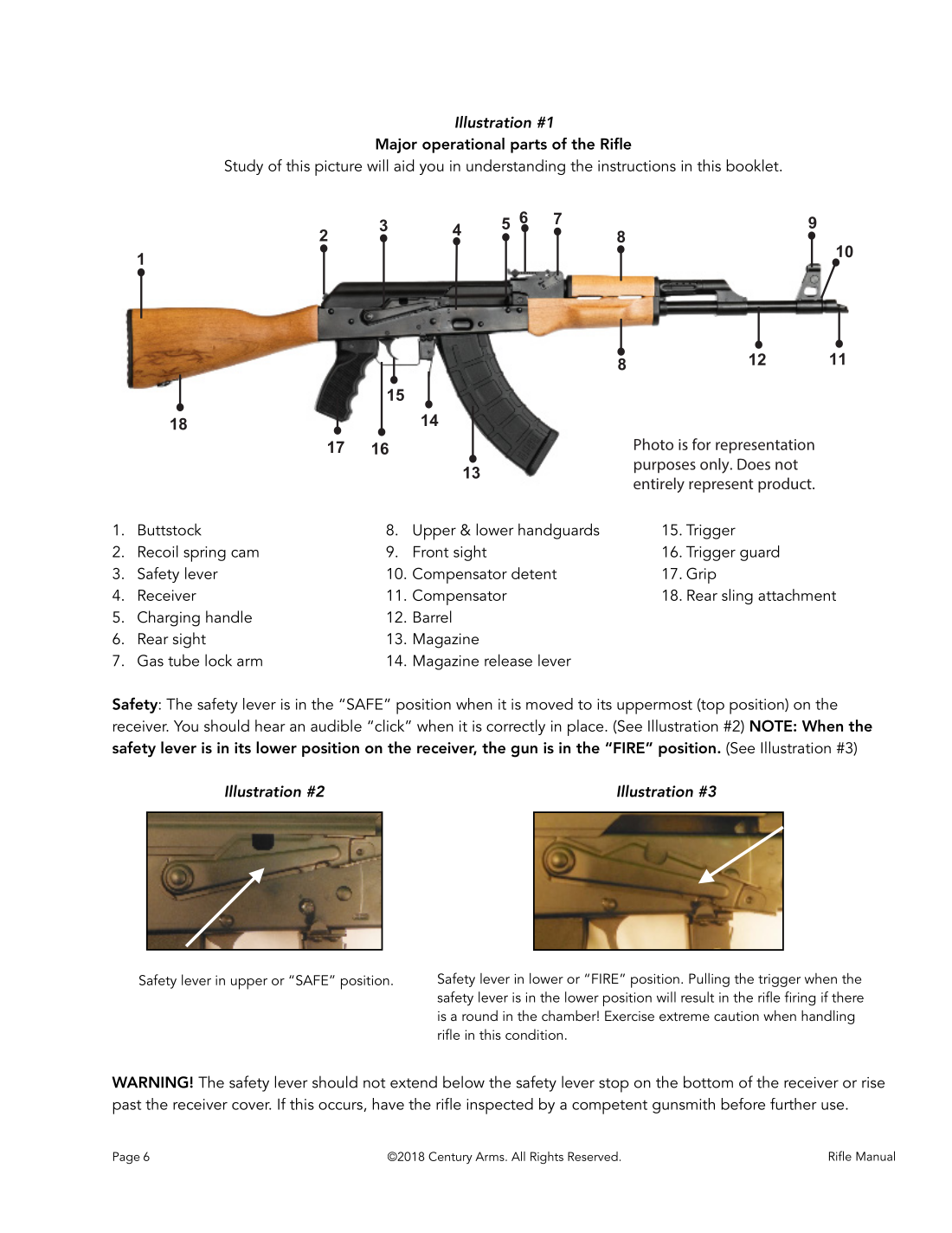 Century Arms GP WASR-10 — parts schematic